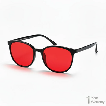 Flow® | Lunettes unisexes à verres rouges – Anti lumière bleue