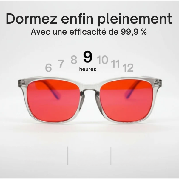 Flow® | Lunettes unisexes à verres rouges – Anti lumière bleue