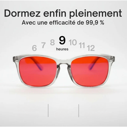 Flow® | Lunettes unisexes à verres rouges – Anti lumière bleue